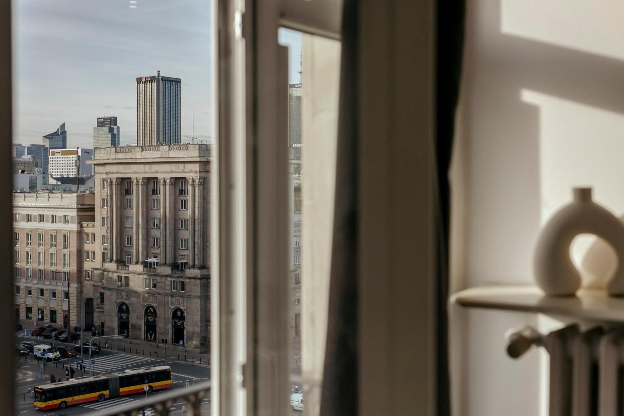 Plac Konstytucji 6 Orange - Apartament Dla 4 Osob - Bezplatny Parking - Free Parking - Piekny Widok Na Panorame Warszawy وارسو المظهر الخارجي الصورة